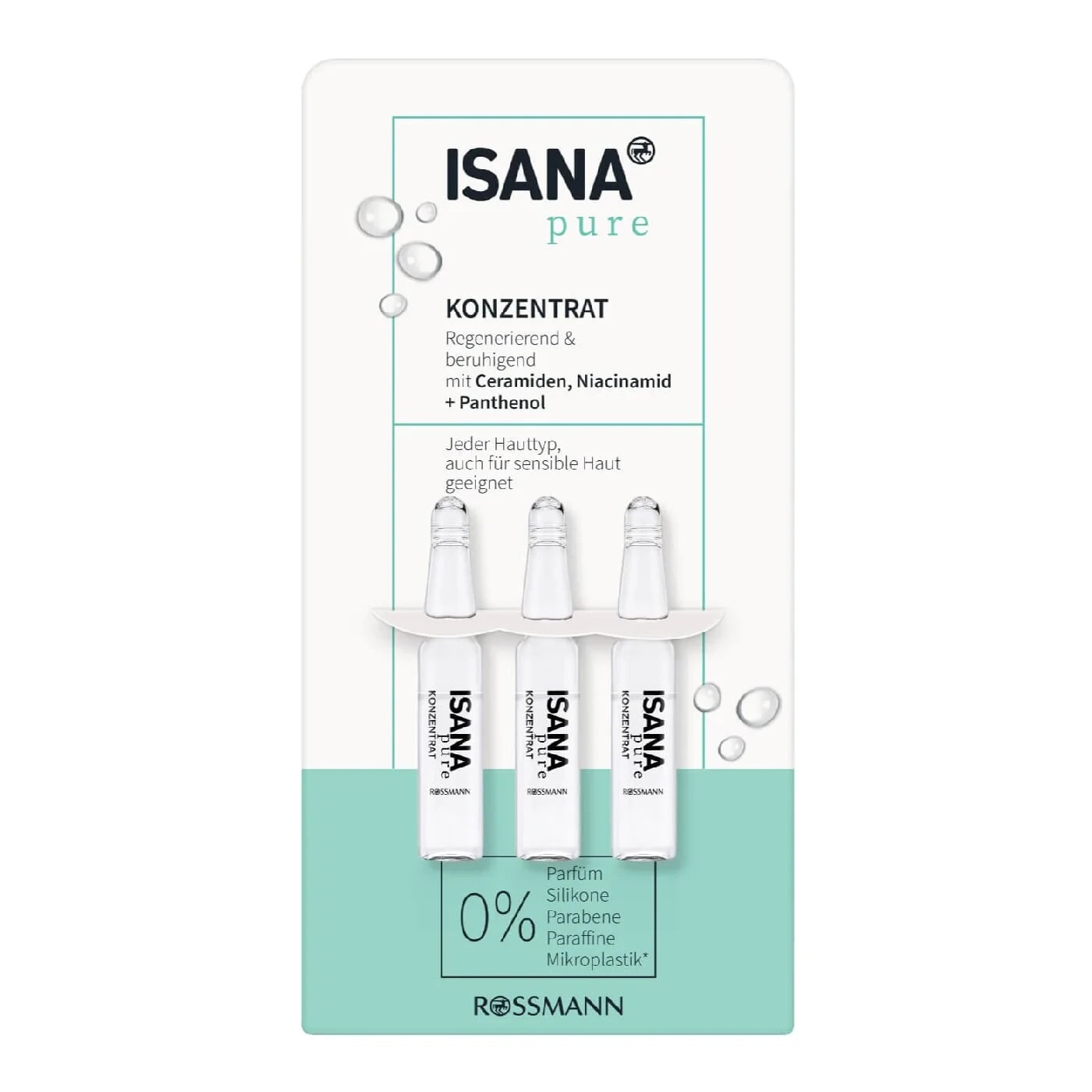 Isana Pure Bakım Ampulü, 3x2ml