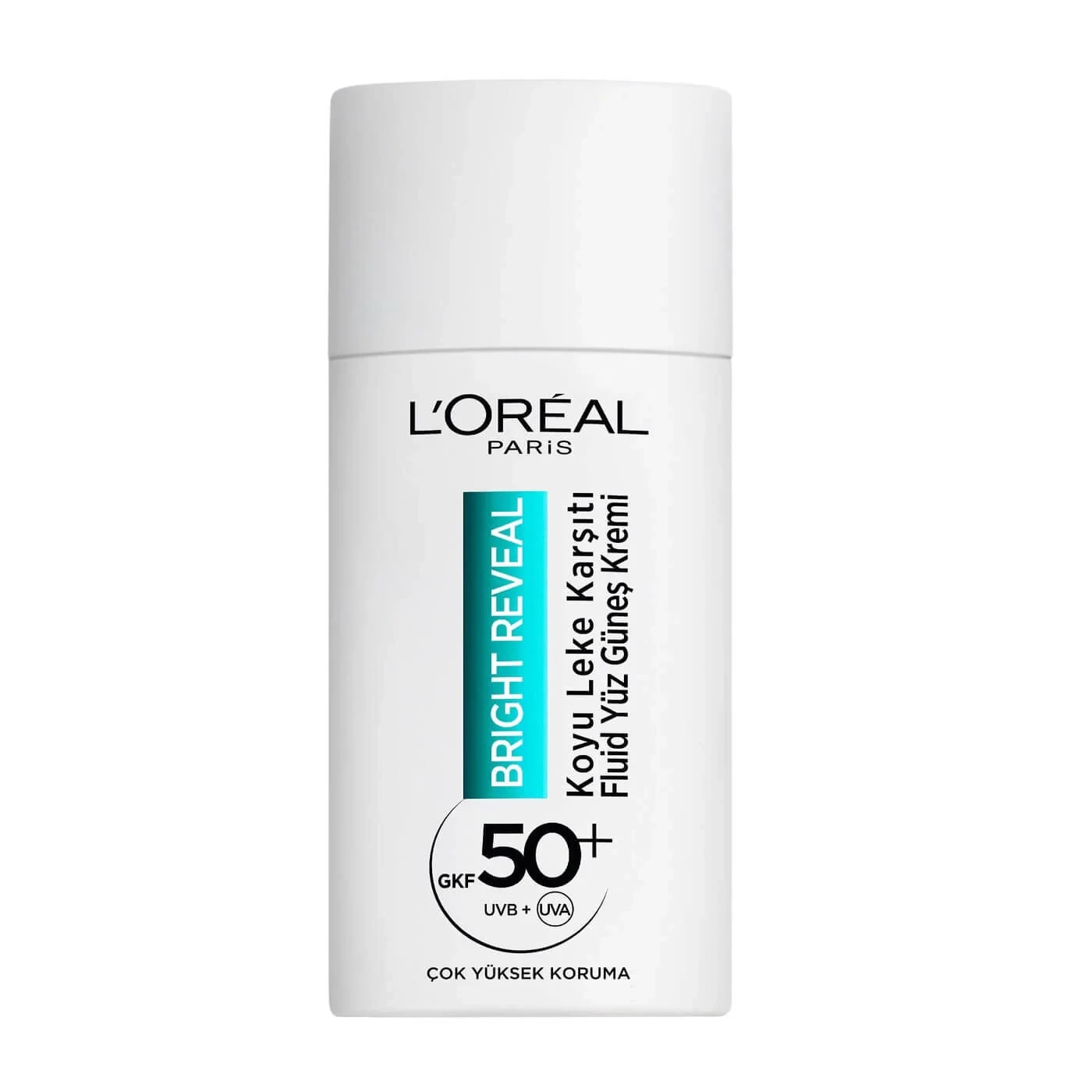 LOréal Paris Bright Reveal Spf 50+ Koyu Leke Karşıtı Yüz Güneş Kremi 50 ml