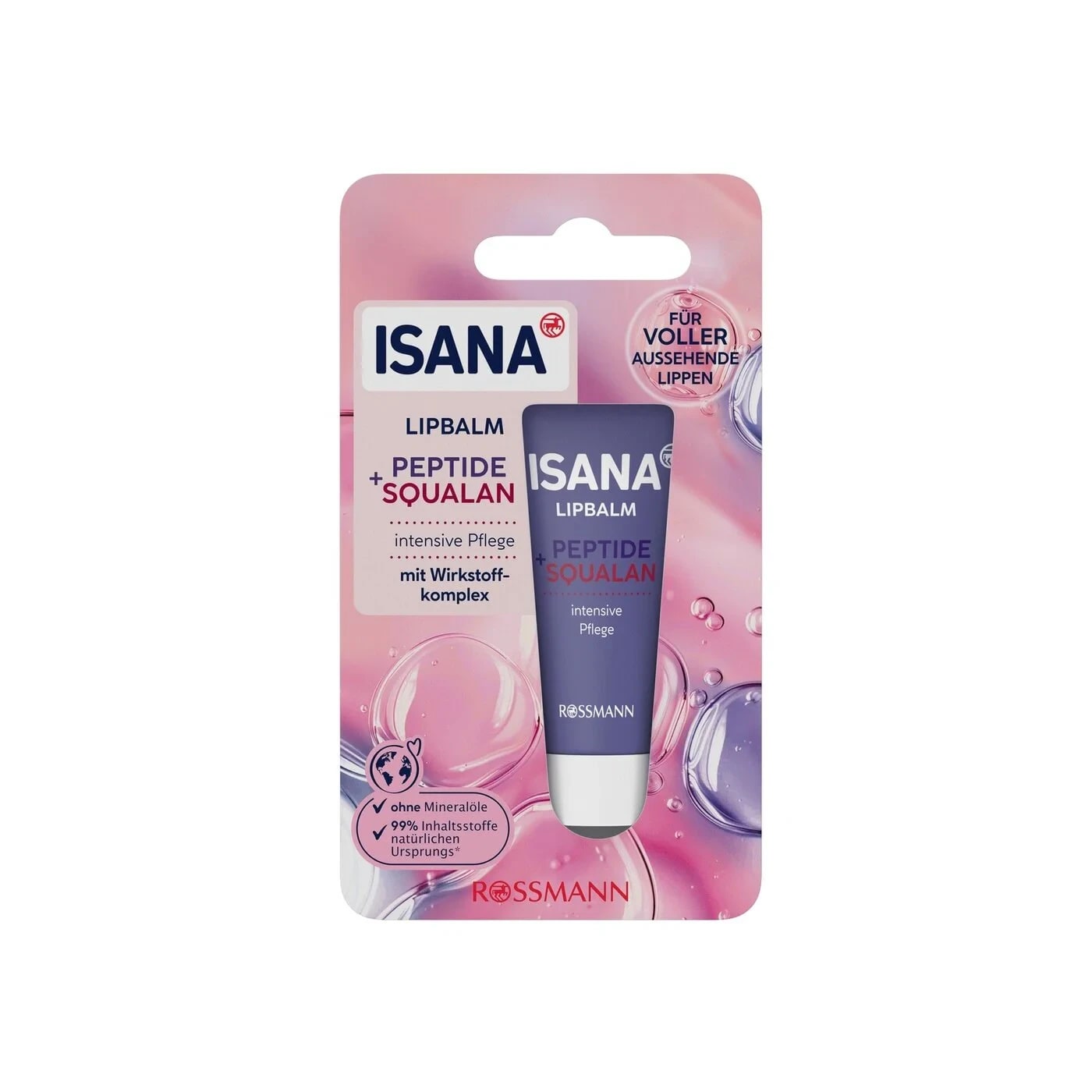 Isana Dudak Bakım Kremi Peptit & Squalen, 10 ml