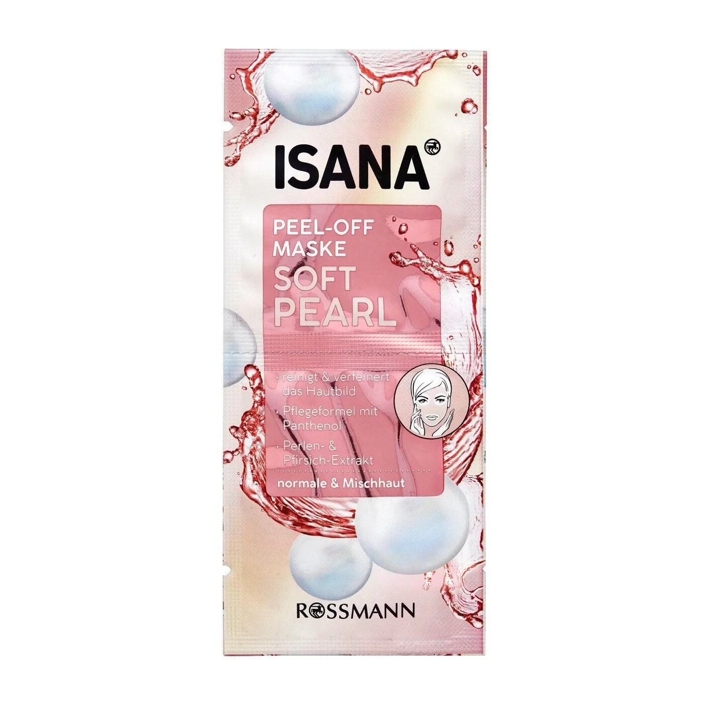 Isana Yüz Maskesi Peel Off Pink Pearl 2x8 ml