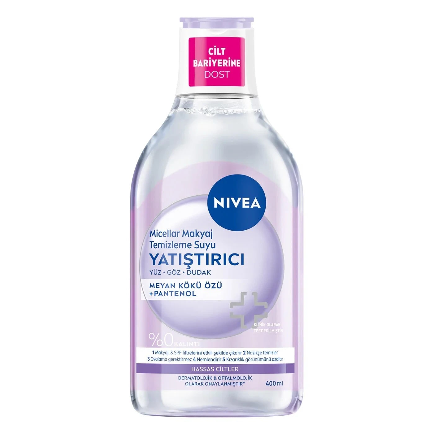 Nivea Yatıştırıcı Micellar Makyaj Temizleme Suyu 400 ml