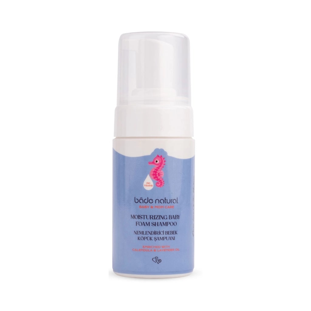 Bade Natural Nemlendirici %100 Doğal Bebek Saç ve Vücut Köpük Şampuanı 100 ml