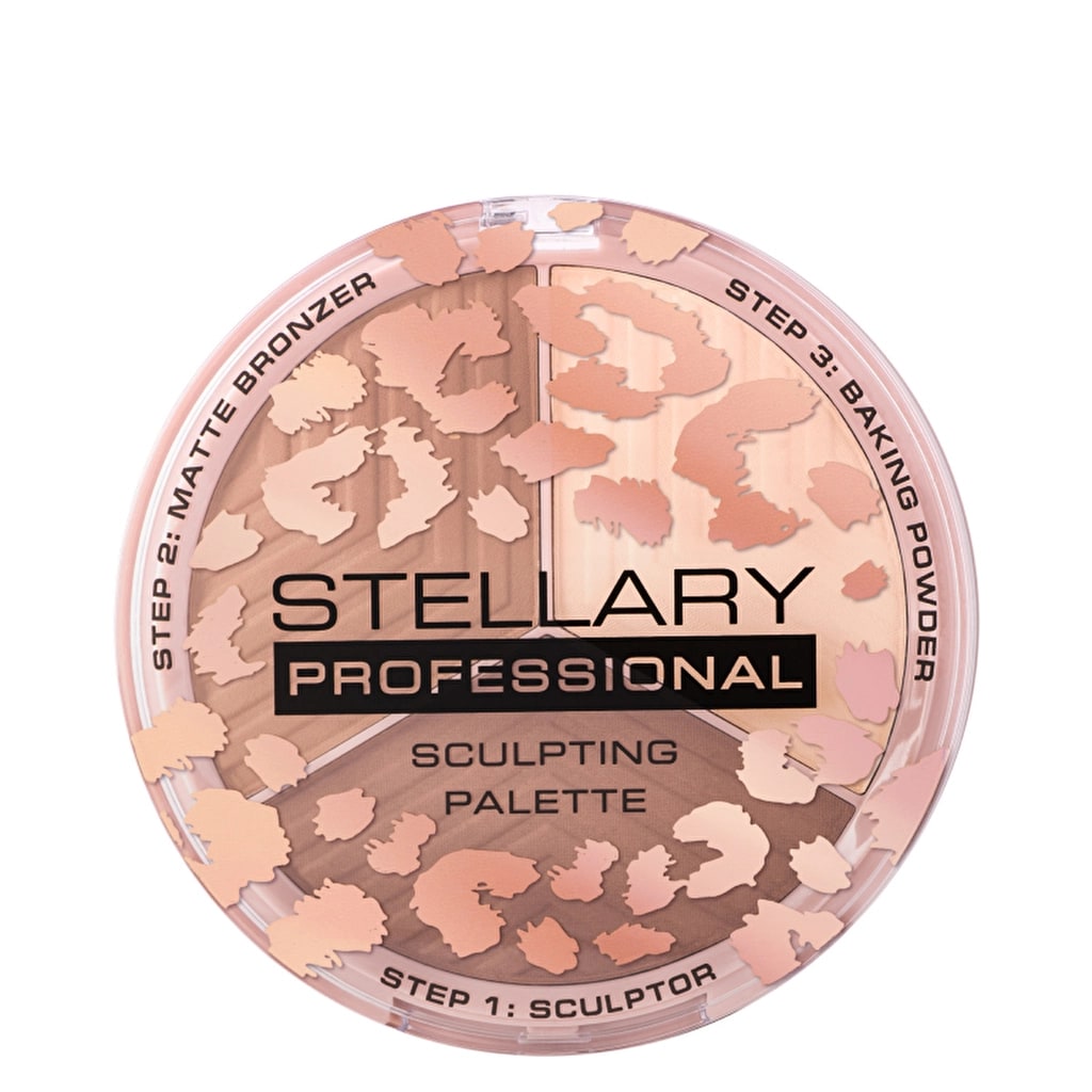 Stellary Face Sculptor 02 - 3in1 Palette Contour, Bronzer & Powder