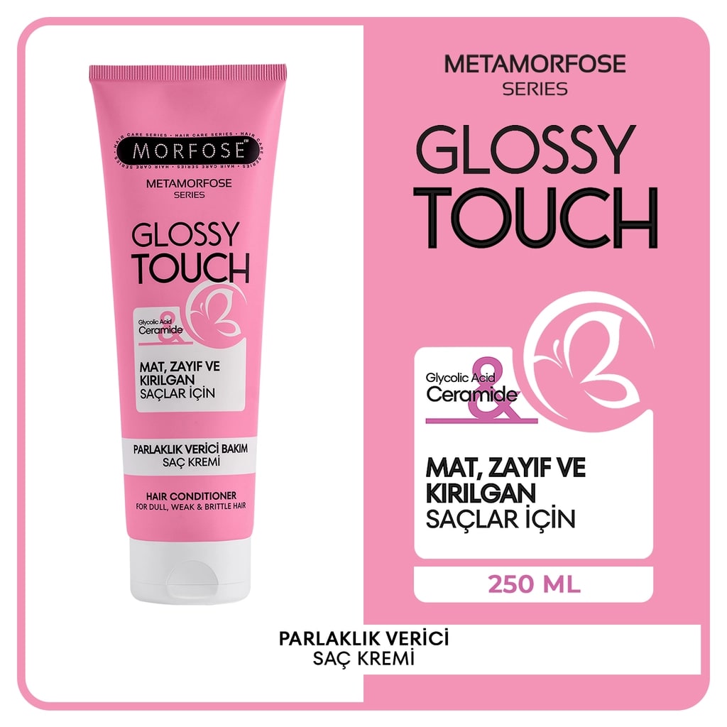 Morfose Metamorfose Glossy Touch Parlaklık Verici Bakım Saç Kremi 250 ml