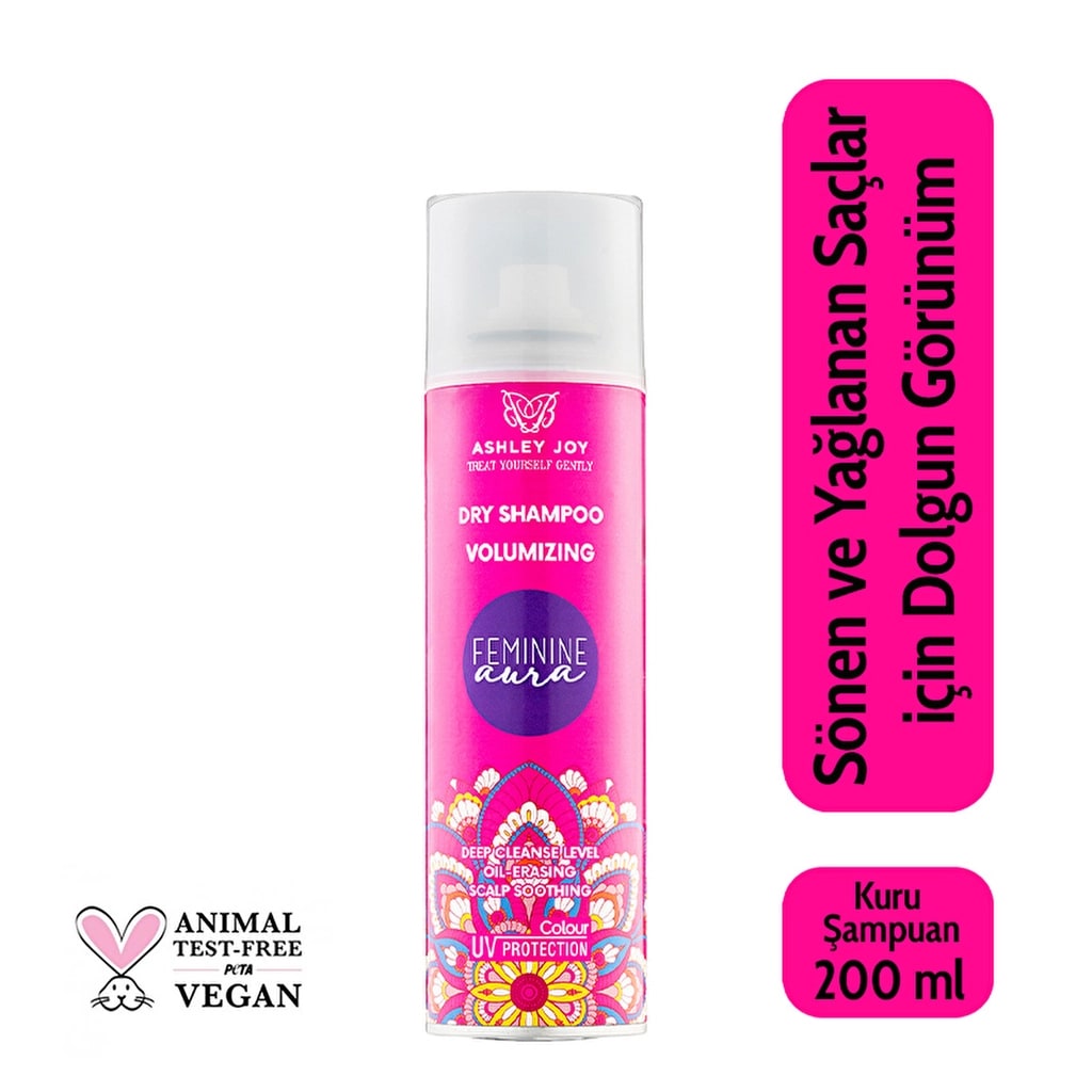 Ashley Joy Feminine Aura Saç Parfümü Etkili Hacim Kuru Şampuan 200 ml