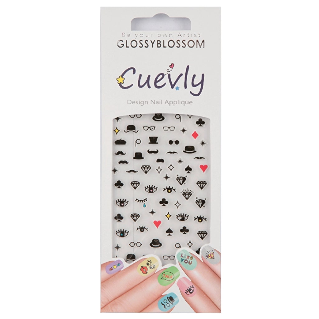 Glossy Blossom Tırnak Süsleme Sticker Cuevly-96679