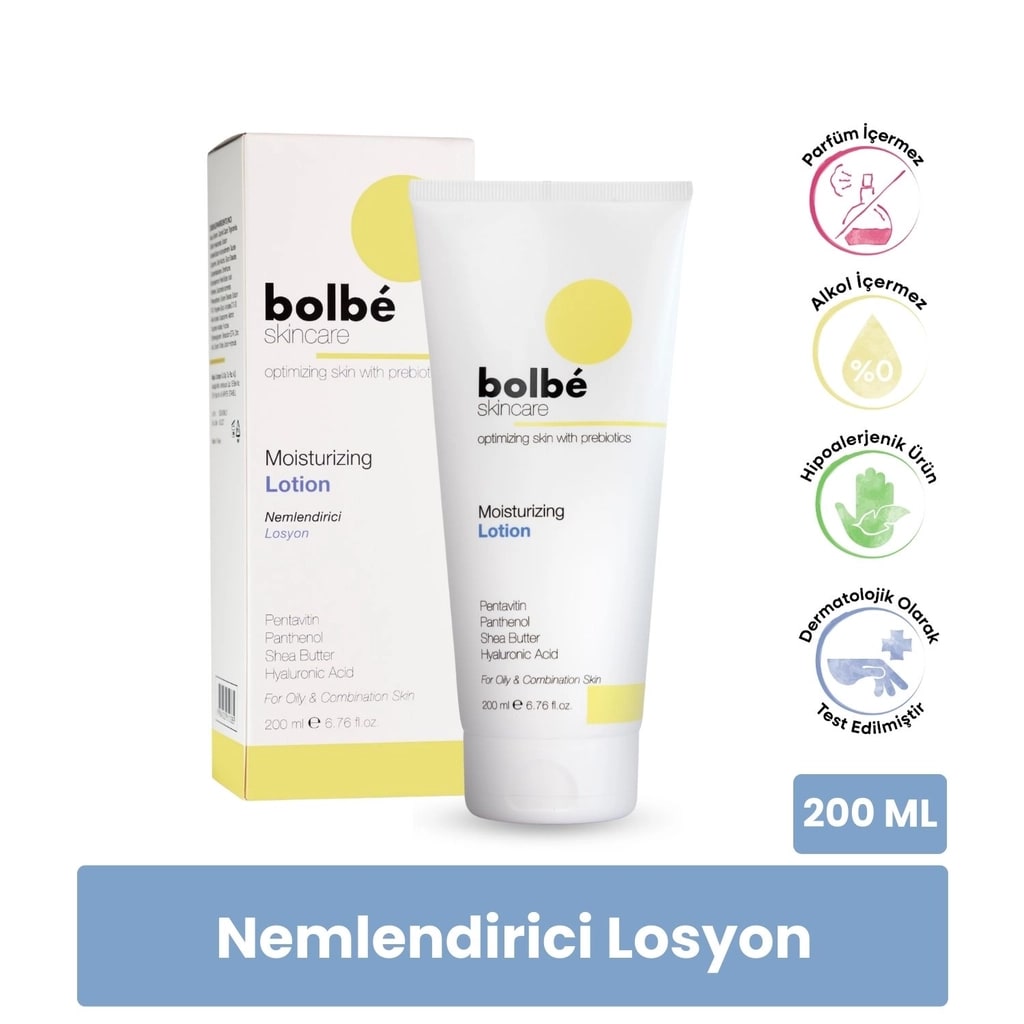 Bolbe 24 Saat Etkili Nemlendirici Yüz ve Vücut Losyonu 200 ml