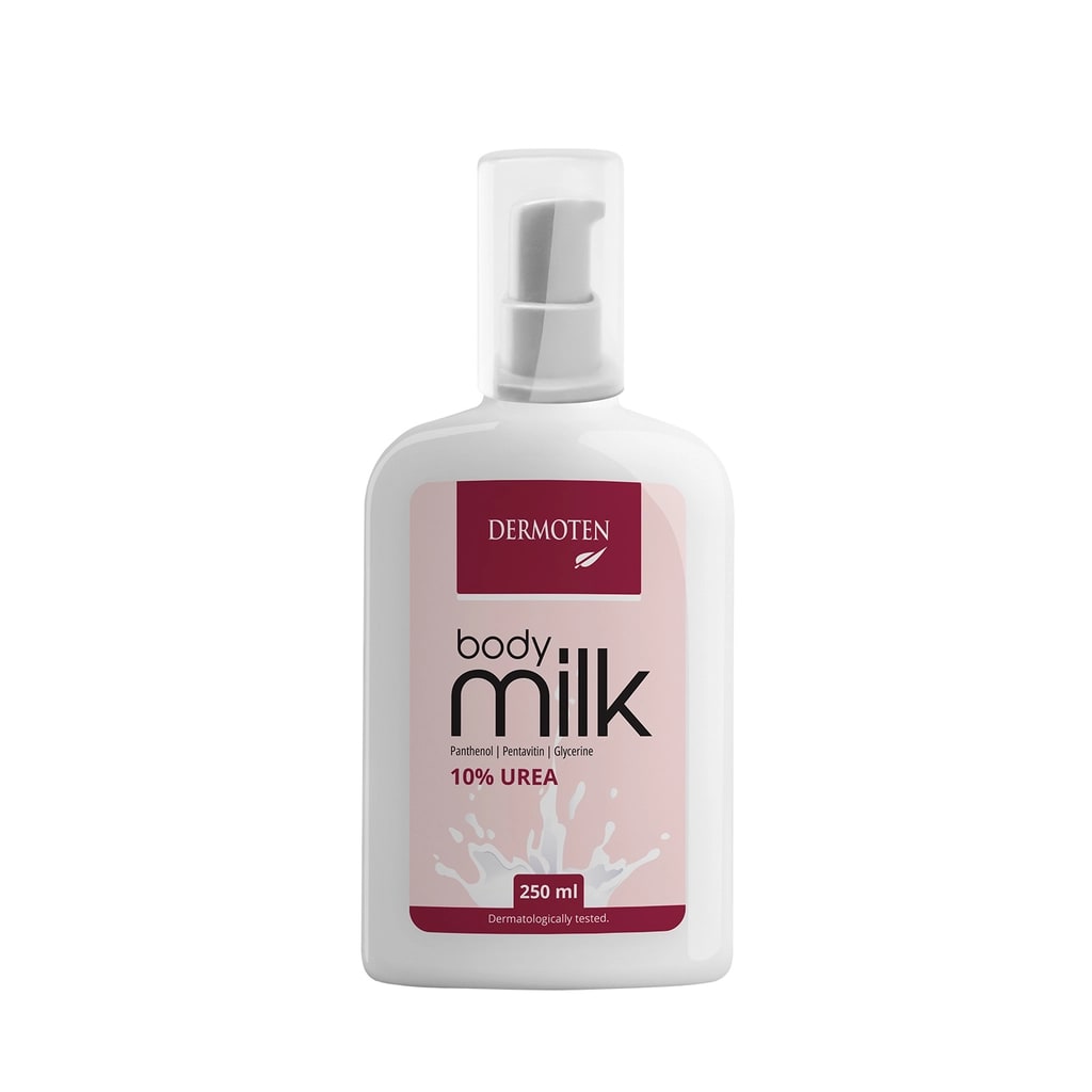 Dermoten %10 Üre İçeren Nemlendirici Vücut Bakım Sütü 250 ml