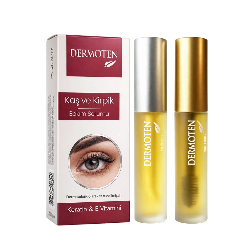 Dermoten Besleyici ve Güçlendirici Kaş Kirpik Serumu 20 ml