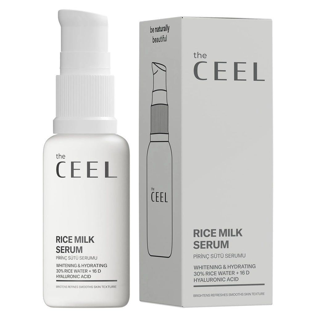 The Ceel Pirinç Sütü Aydınlatıcı ve Nemlendirici Leke Karşıtı Cilt Tonu Eşitleyici Yüz Serumu 30 ml