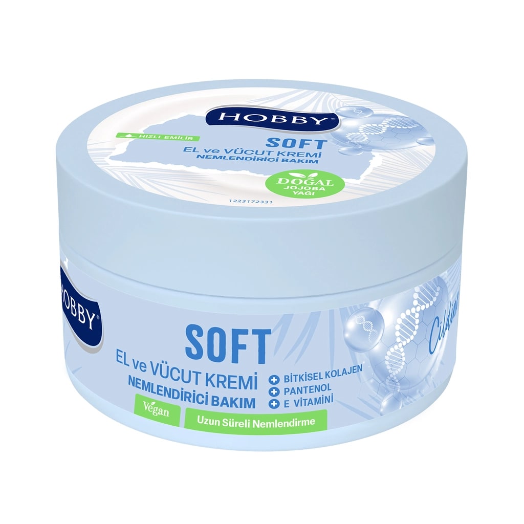 Hobby Soft Aloe Vera Yoğun Nemlendirici El ve Vücut Kremi 250 ml