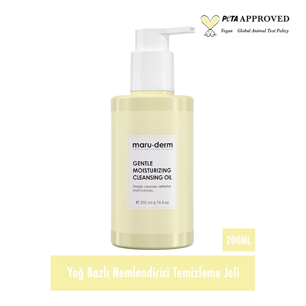 Maruderm Yağ Bazlı Temizleyici Yüz ve Vücut İçin Temizleme Yağı 200 ml