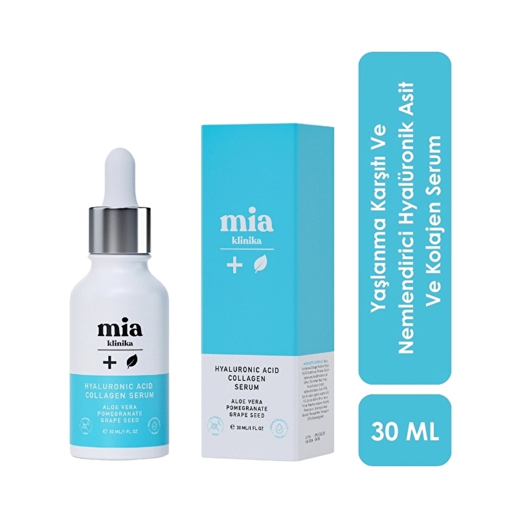 Mia Klinika Nemlendirici Hyalüronik Asit ve Kolajen Serum 30 ml