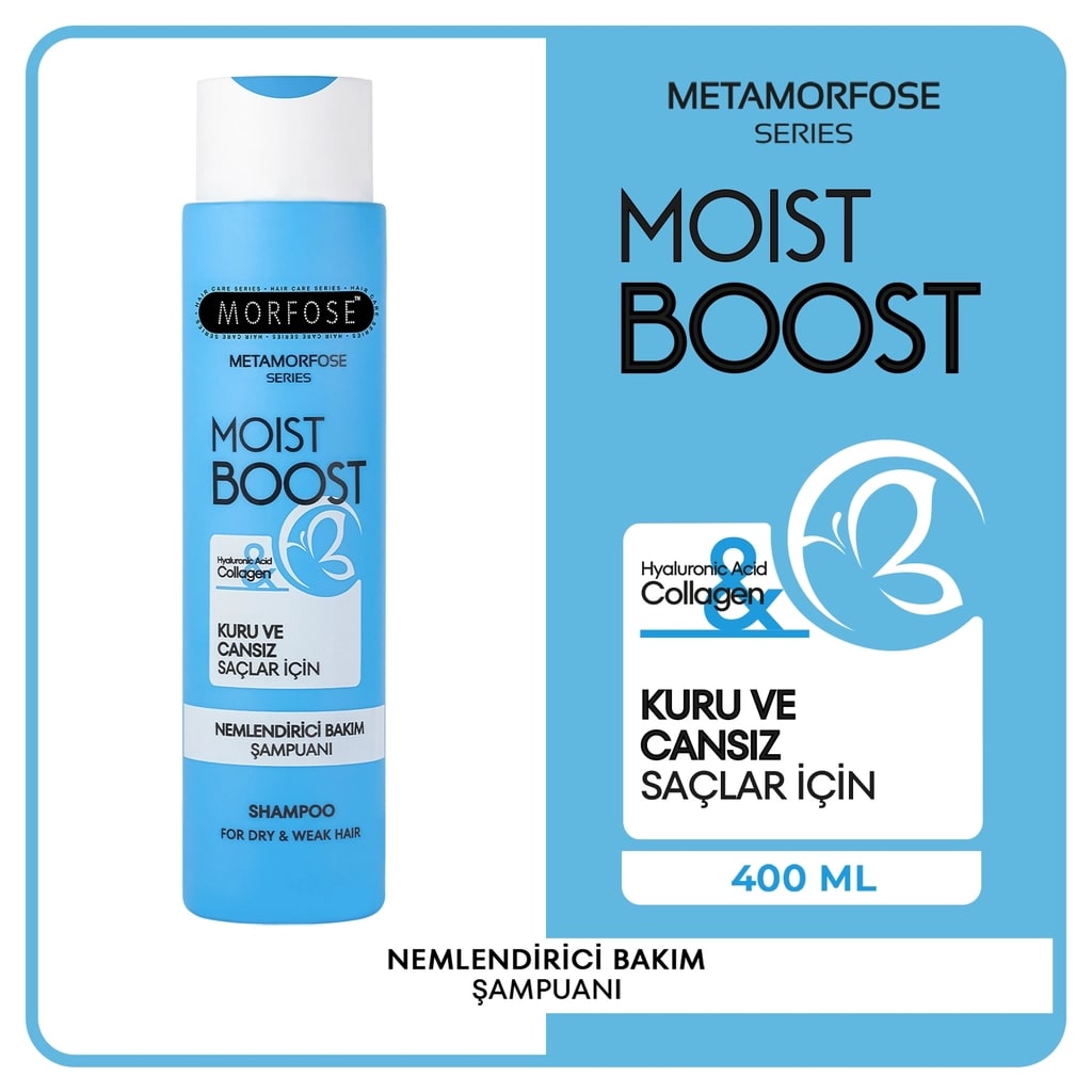Morfose Metamorfose Moist Boost Nemlendirici Bakım Şampuan 400 ml