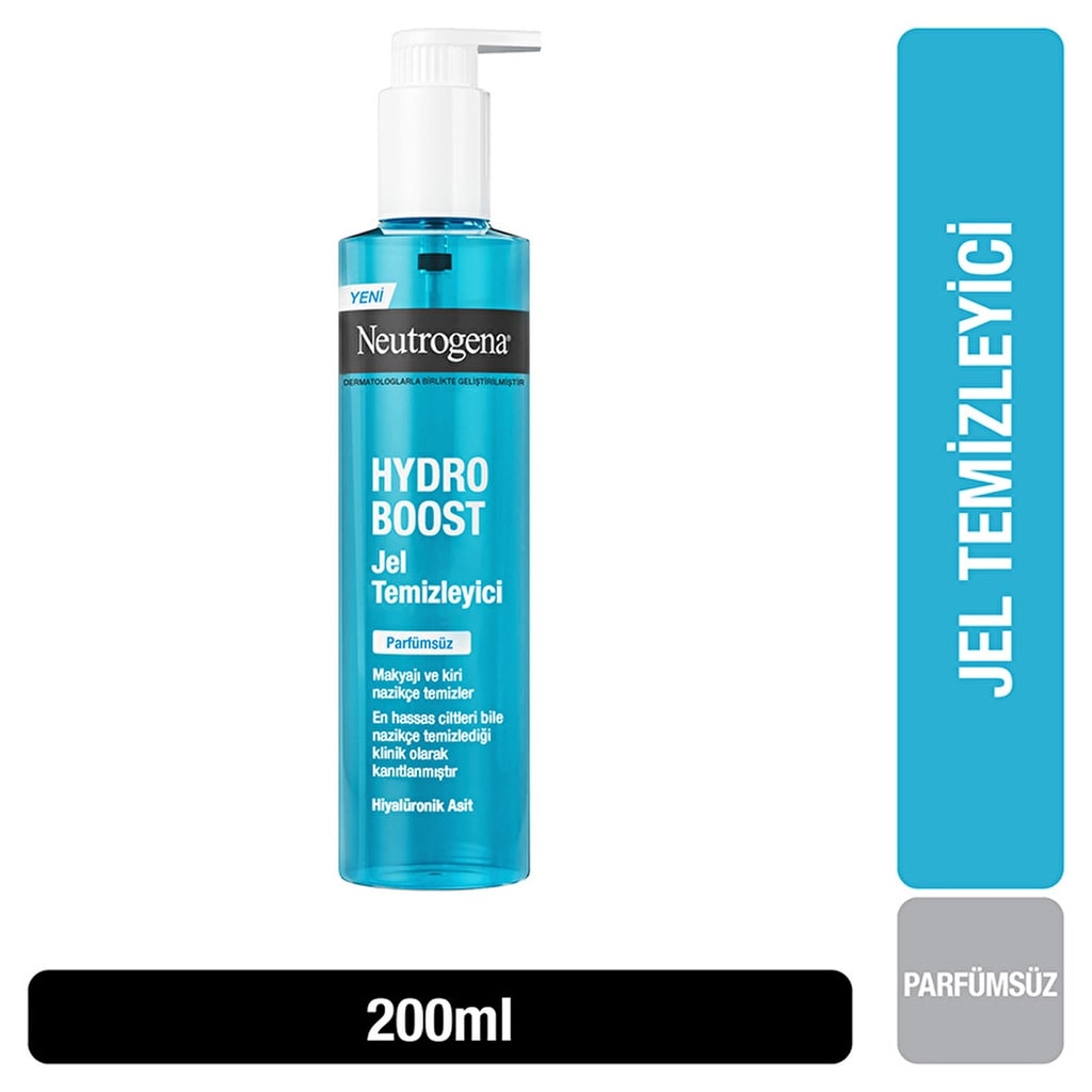 Neutrogena Hydro Boost Parfümsüz Jel Temizleyici 200 ml