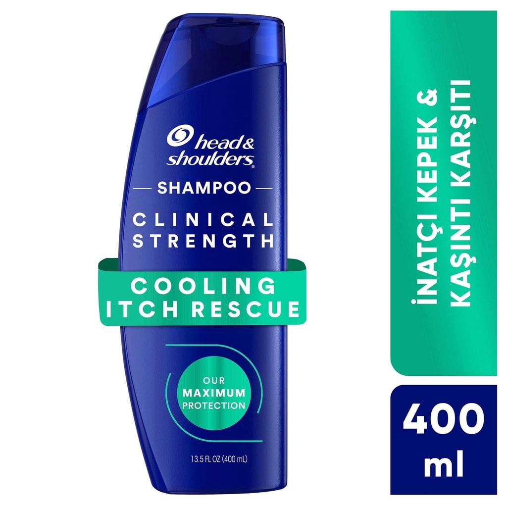 Head&Shoulders Head & Shoulders Clinical Strength Cooling Itch Rescue Kaşıntı Karşıtı Şampuan 400 ml