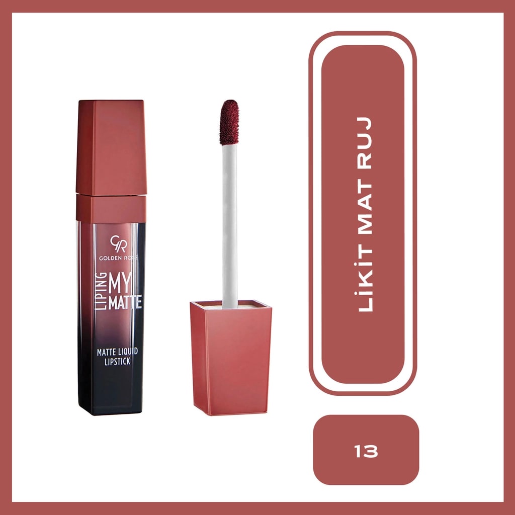 Golden Rose My Matte Liping Matte Liquid Lipstick No:13