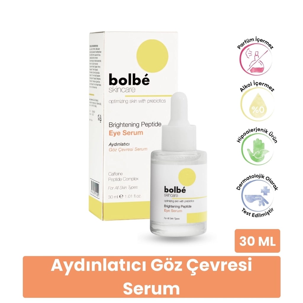 Bolbe Göz Altı Torbalanma ve Koyu Halka Karşıtı, Kafein İçeren Göz Çevresi Serumu 30 ml