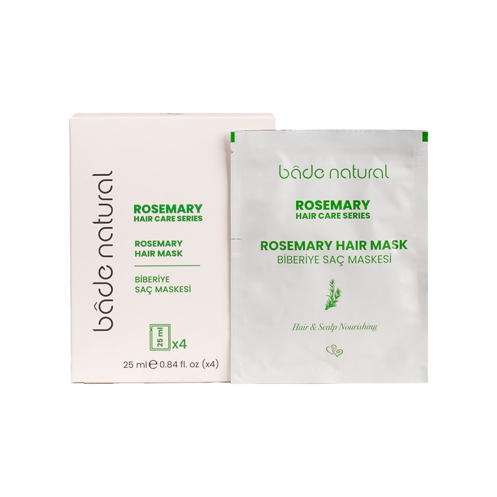 Bade Natural Biberiye Besleyici ve Güçlendirici Saç Maskesi 25 ml x 4