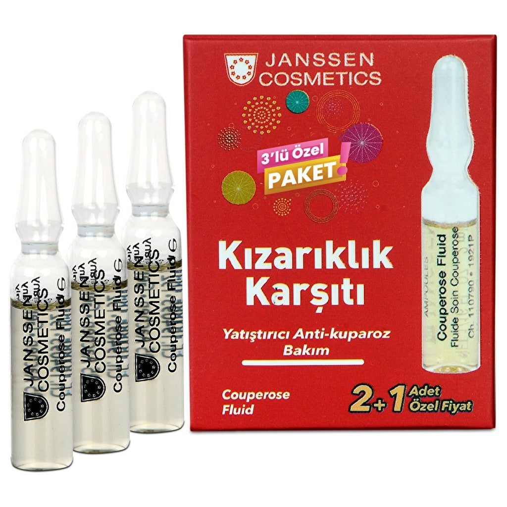 Janssen Cosmetics Kızarıklık Karşıtı Ampul 3'lü