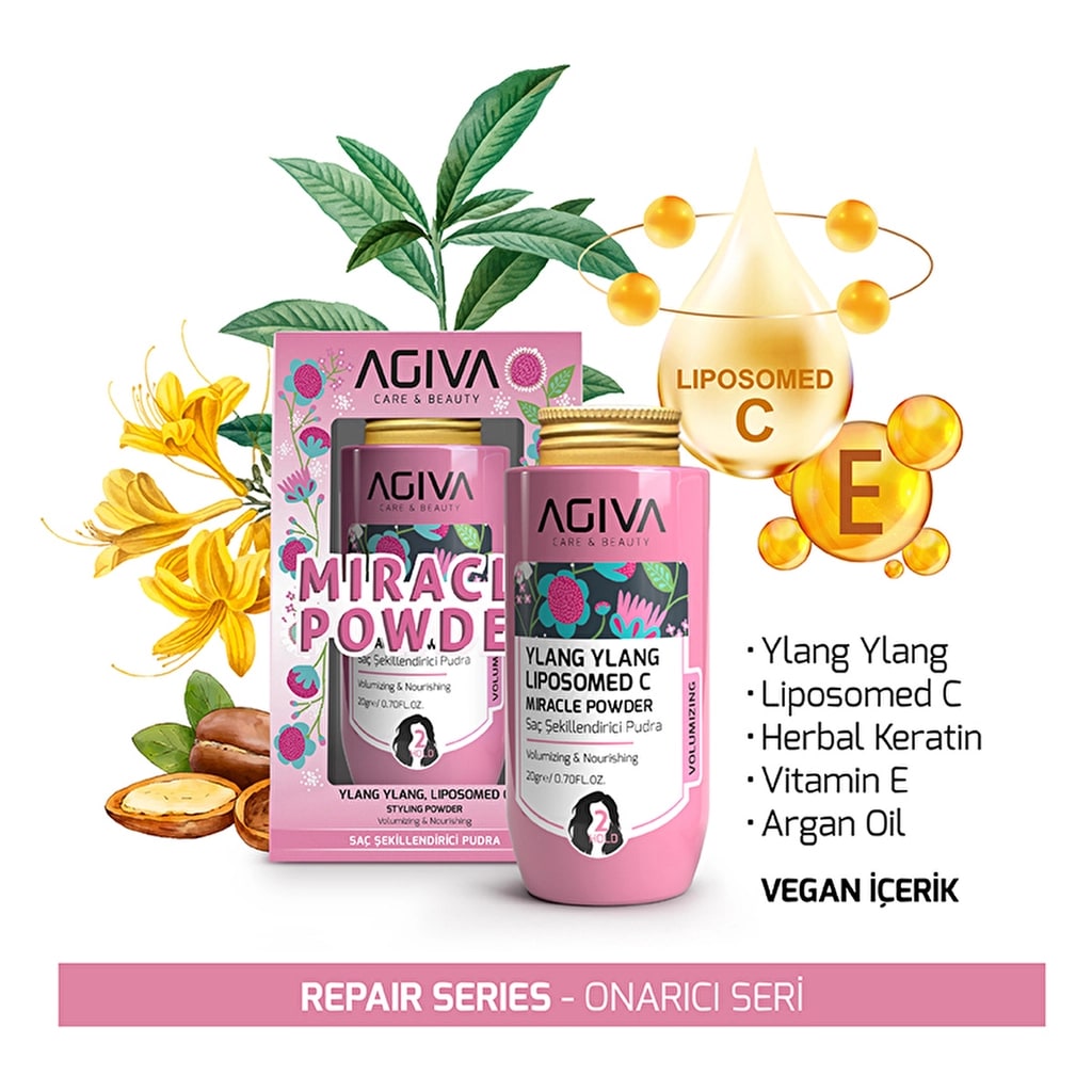Agiva Ylang Ylang Lipozomed C Miracle Saç Pudrası 20 gr