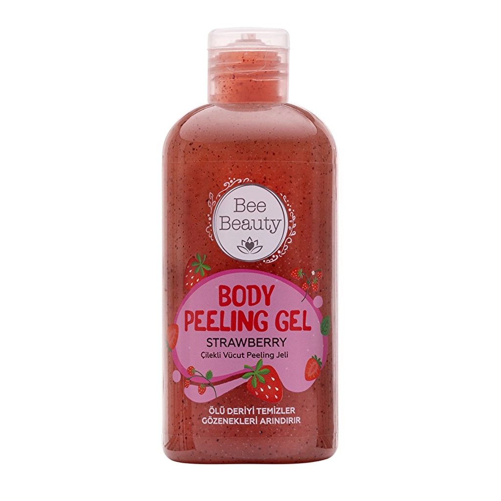 Bee Beauty Çilekli Vücut Peeling Jeli 250 ml