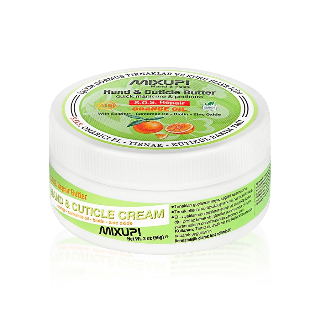 Mixup ! Portakal Yağlı Onarıcı El Tırnak Kütikül Bakım Yağı 56 gr