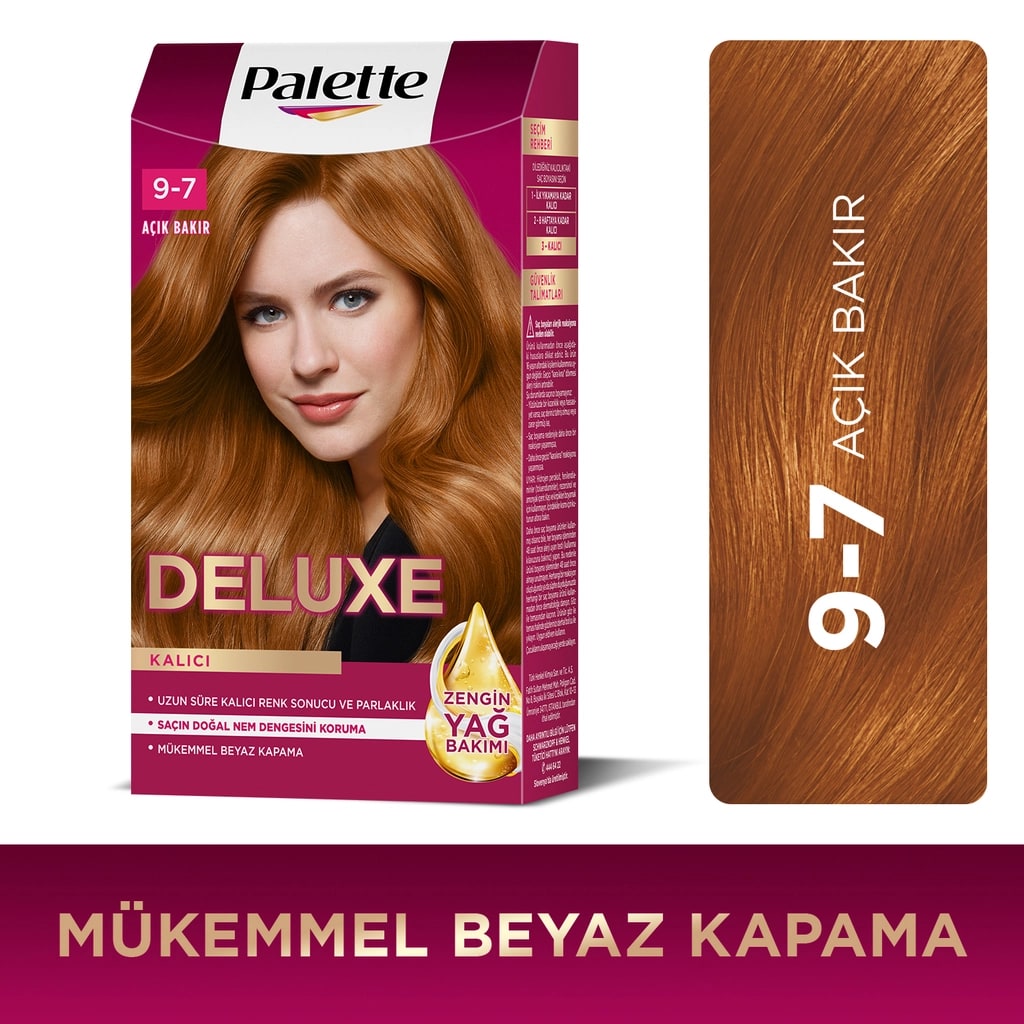 Palette Deluxe Saç Boyası 9-7 Açık Bakır