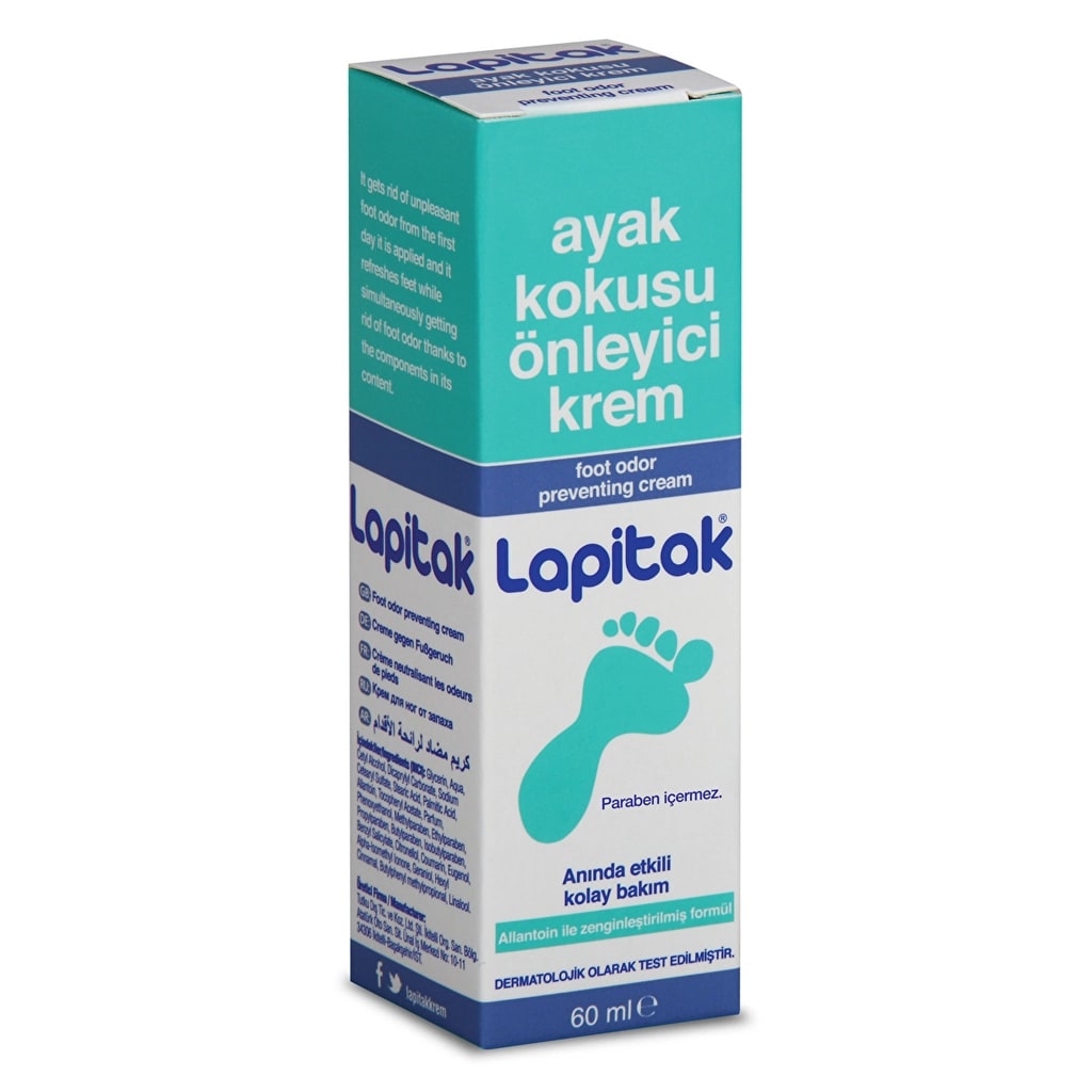 Lapitak Ayak Kokusu Önleyici Krem 60 ml