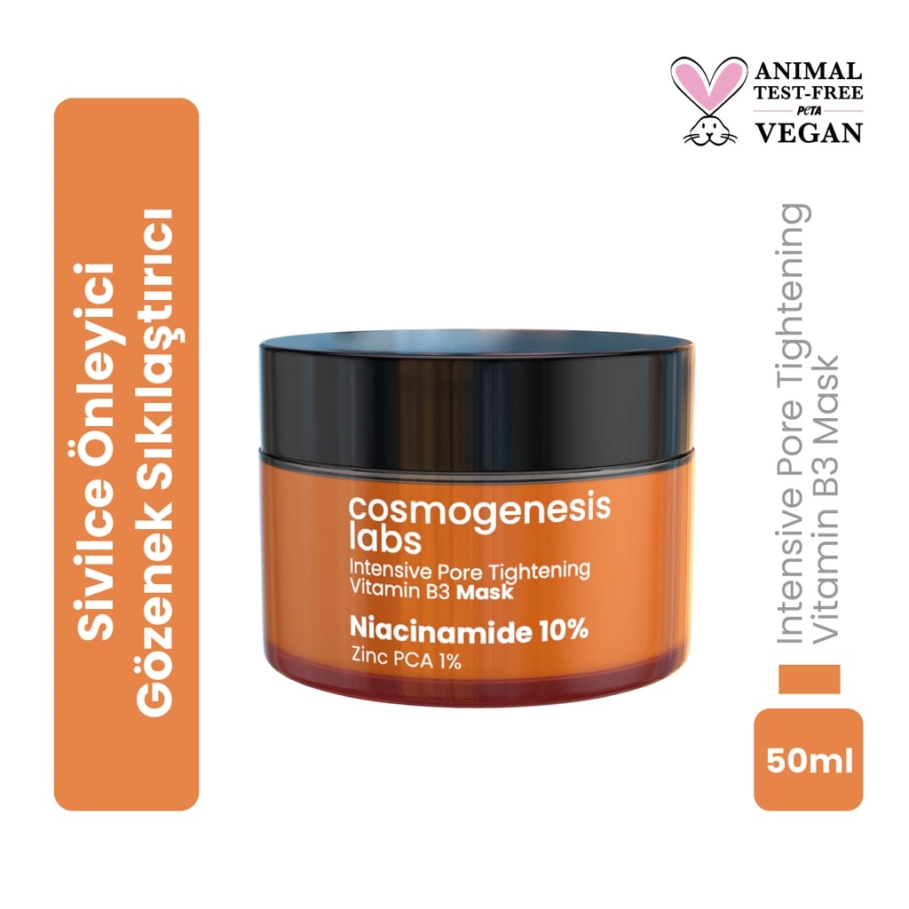 Cosmogenesis Labs Gözenek Sıkılaştırıcı ve Vitamin B3 Krem Yüz Maskesi 50 ml