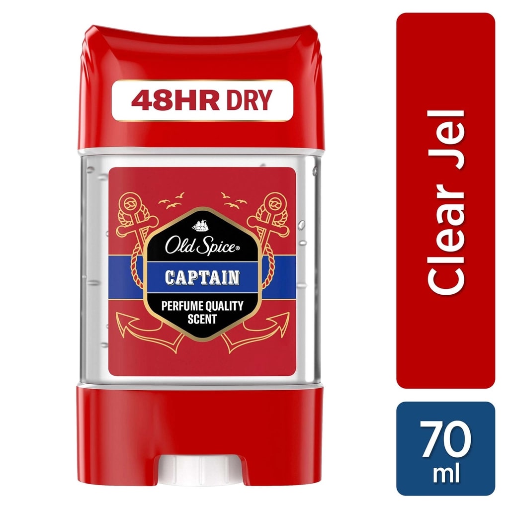 Old Spice Clear Gel Captain Erkek Deodorant Stick Jel 70 ml