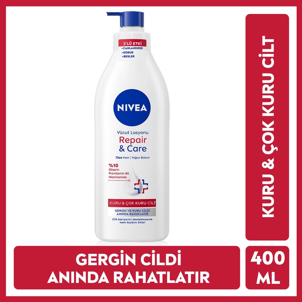 Nivea Repair & Care Yoğun Bakım Vücut Losyonu 400 ml