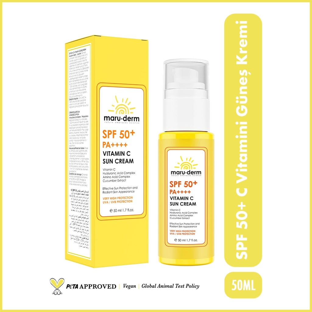 Maruderm C Vitamini SPF 50+ Güneş Kremi 50 ml