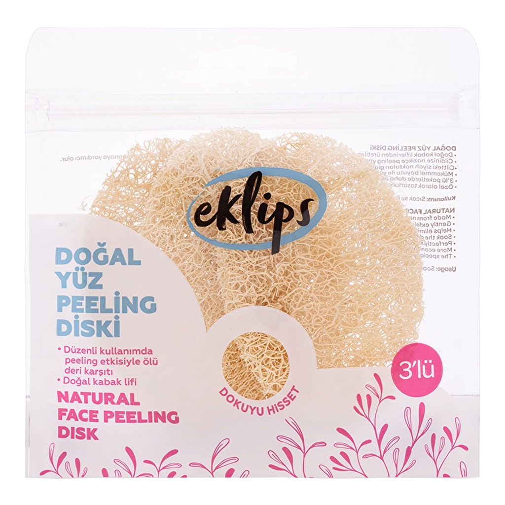 Eklips Kabak Yüz Peeling Disk 3'lü