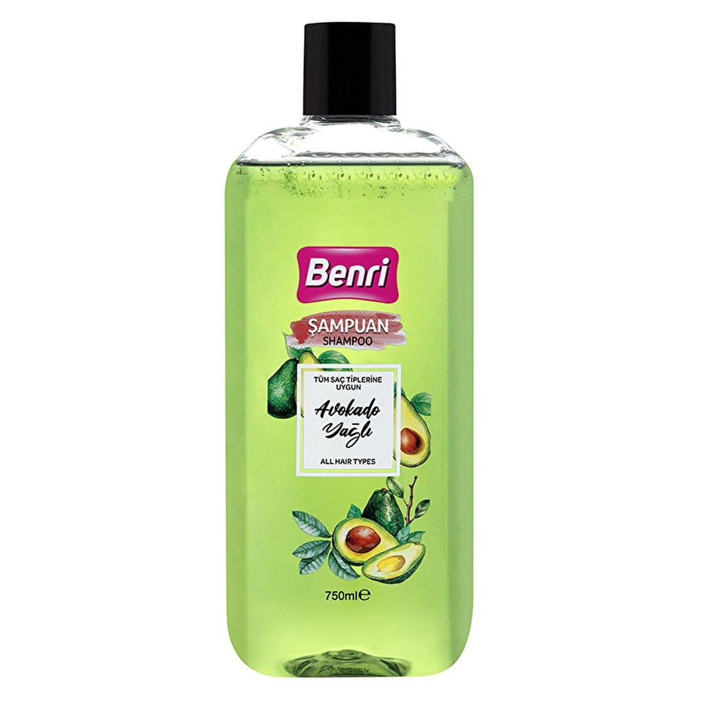 Benri Avokado Yağlı Şampuan 750 ml