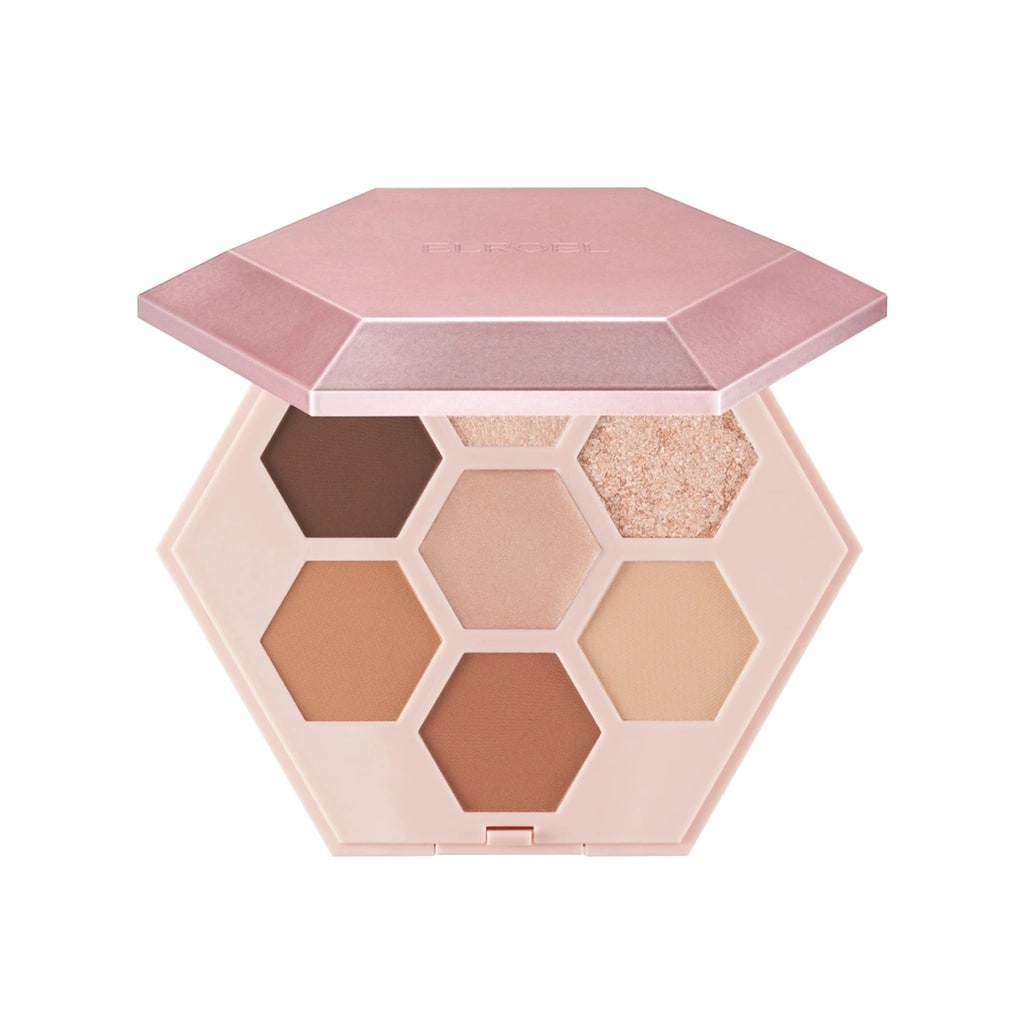 Elroel Barely Mood Shadow Far Paleti 01 Brown Mauve