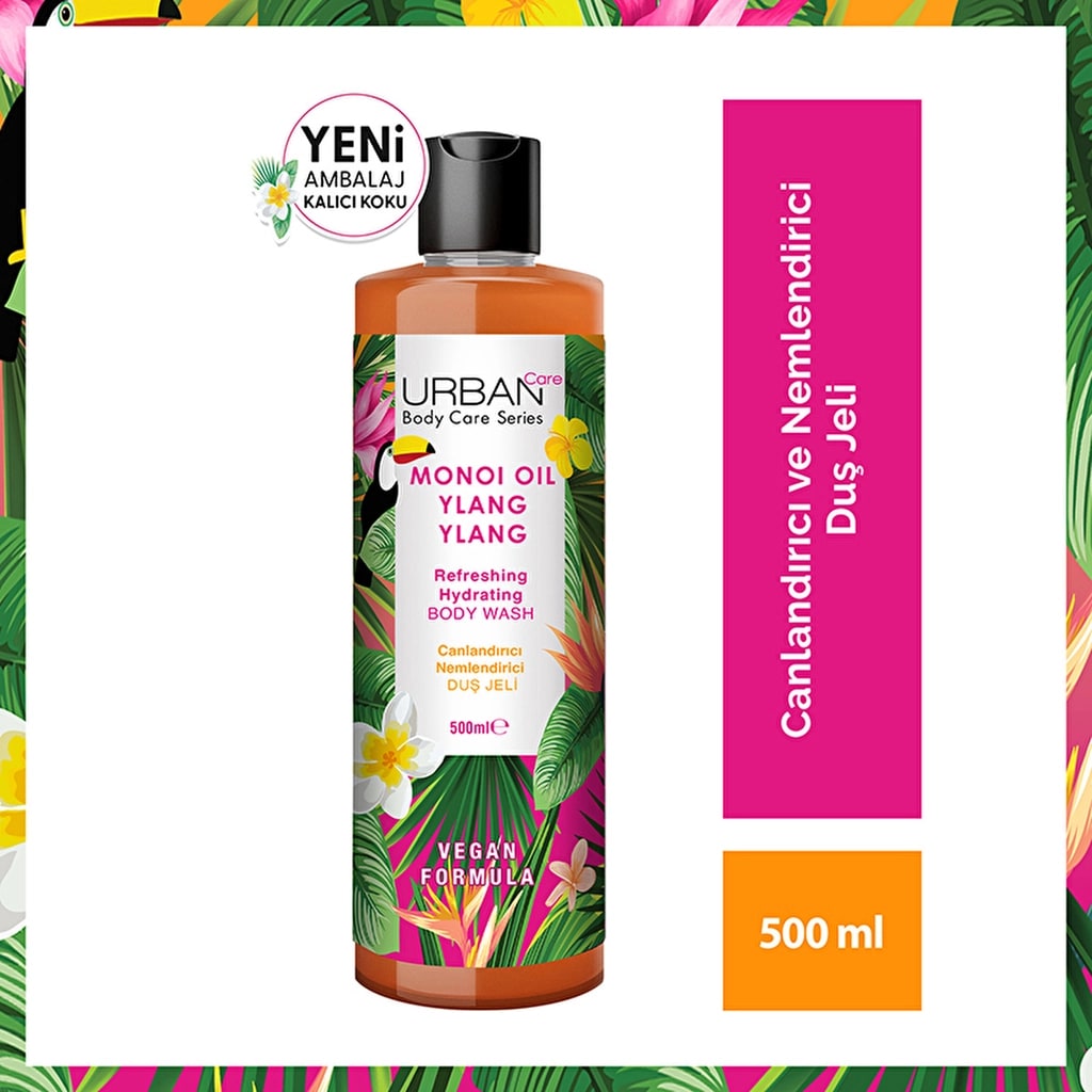 Urban Care Monoi Oil & Ylang Ylang Ferahlatıcı ve Arındırıcı Duş Jeli 500 ml