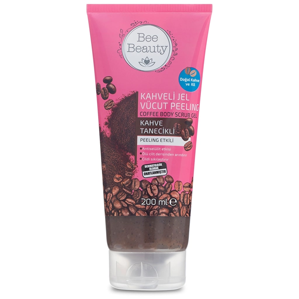 Bee Beauty Kahveli Jel Vücut Peeling 200 ml