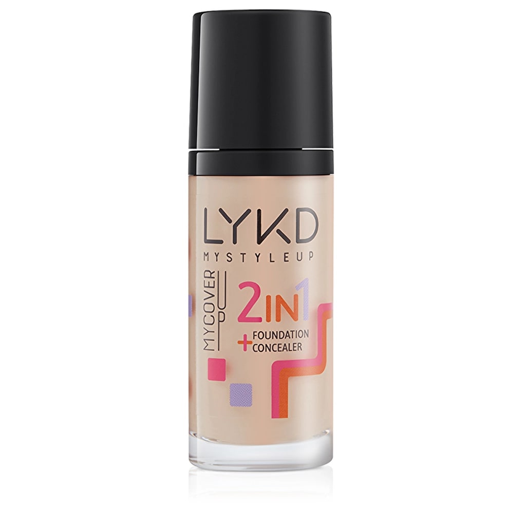 LYKD 2 in 1 Fondöten 133 Rose Almond