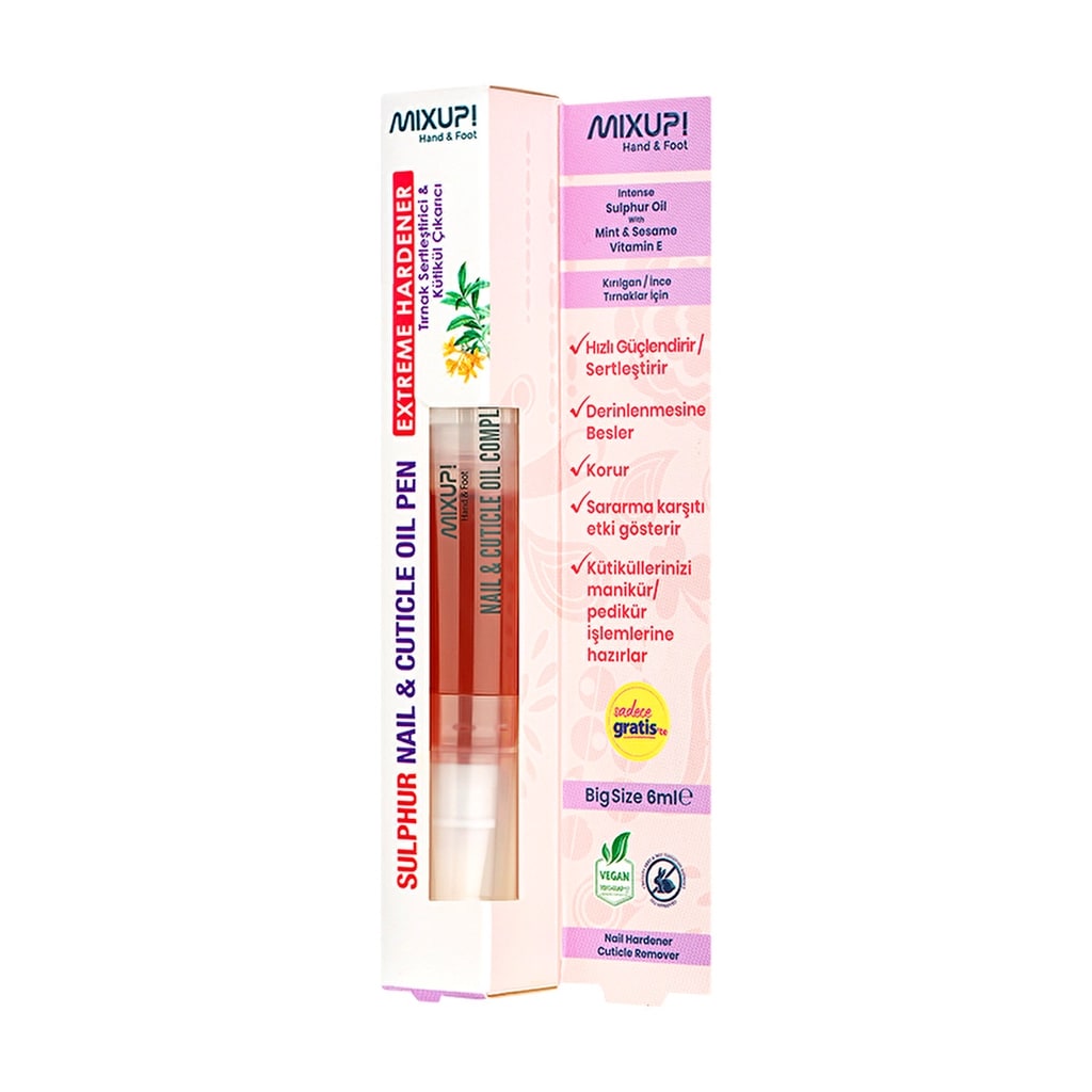 Mixup ! Tırnak Sertleştirici & Kütikül Çıkarıcı 6 ml
