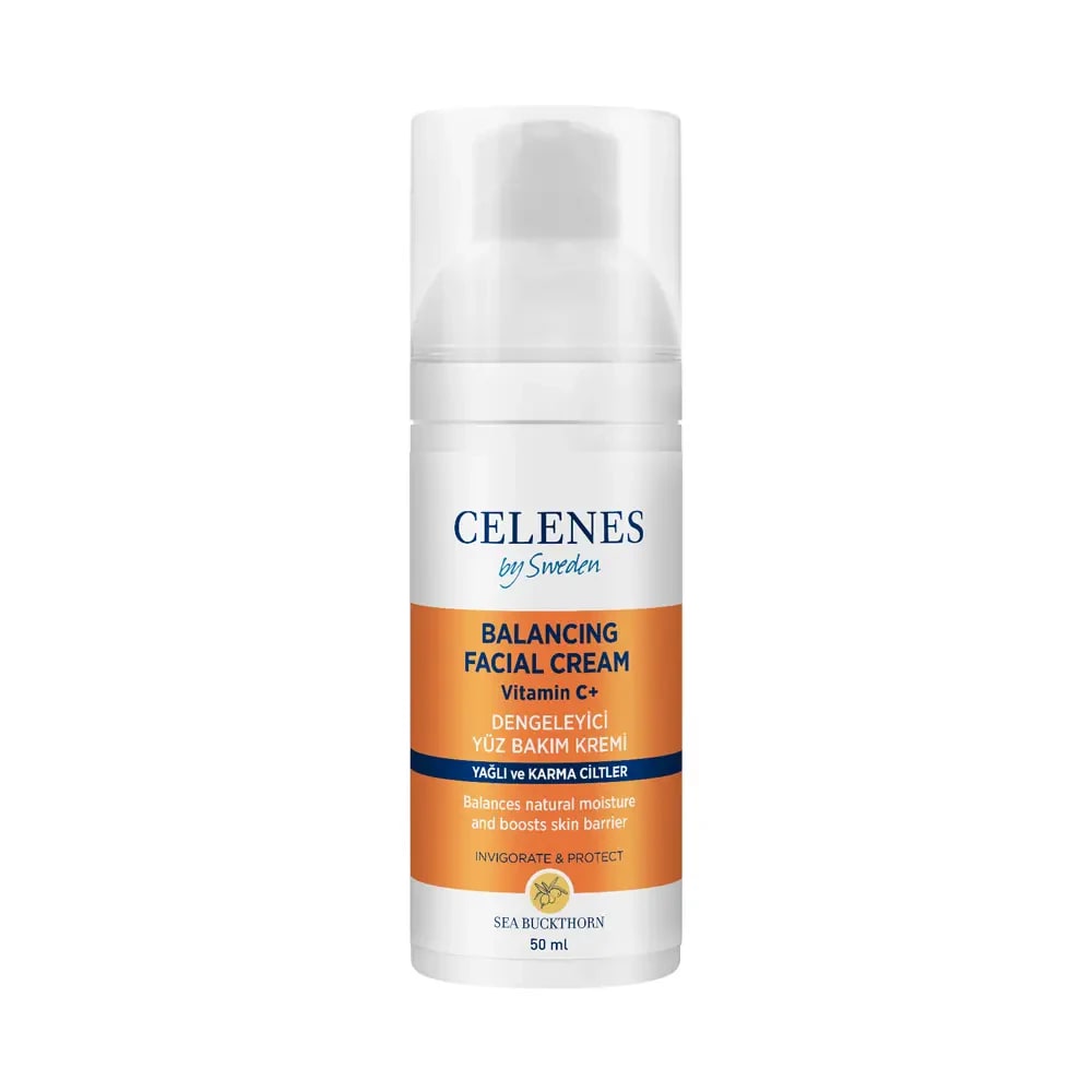 Celenes Sea Buckthorn Dengeleyici Yüz Kremi Yağlı/Karma Ciltler - 50 Ml