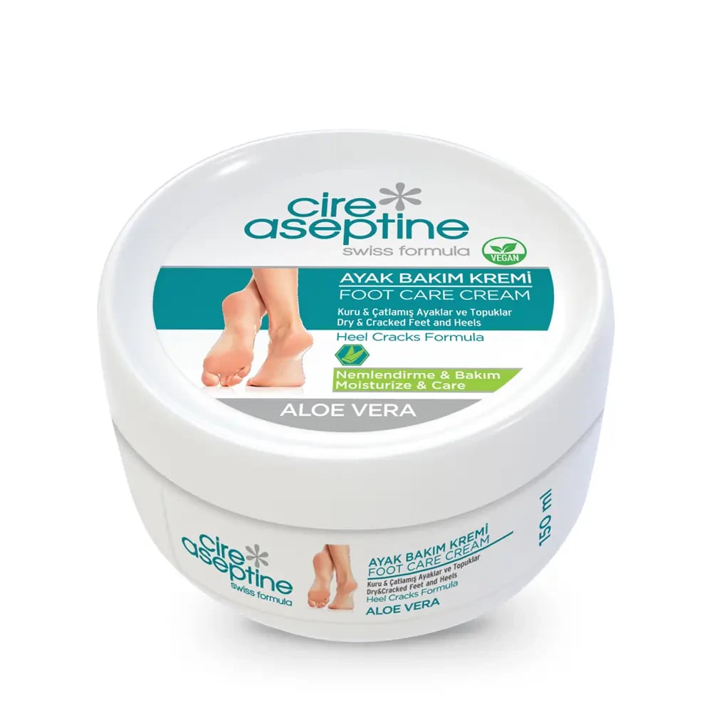 Cire Aseptine Aloe Vera Ayak Bakım Kremi 150 Ml