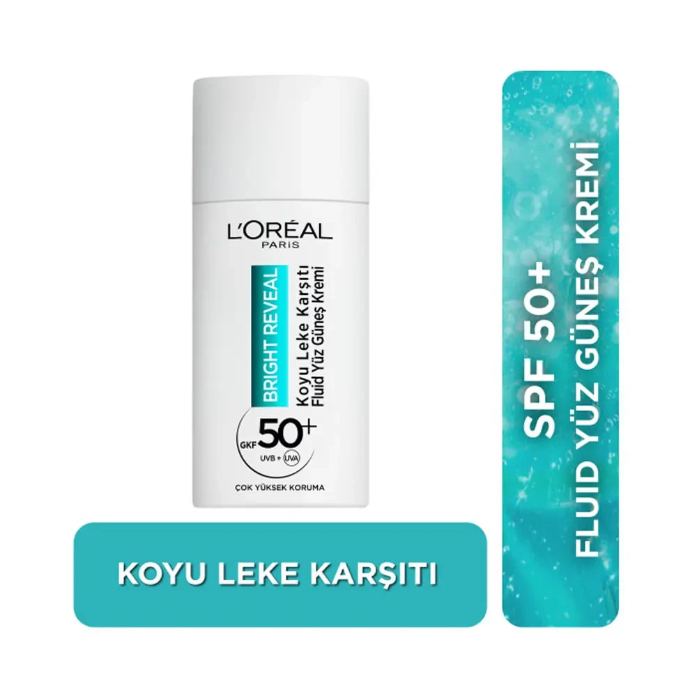 L'Oréal Paris Bright Reveal Koyu Leke Karşıtı Niacinamide Fluid Güneş Kremi 50 Ml