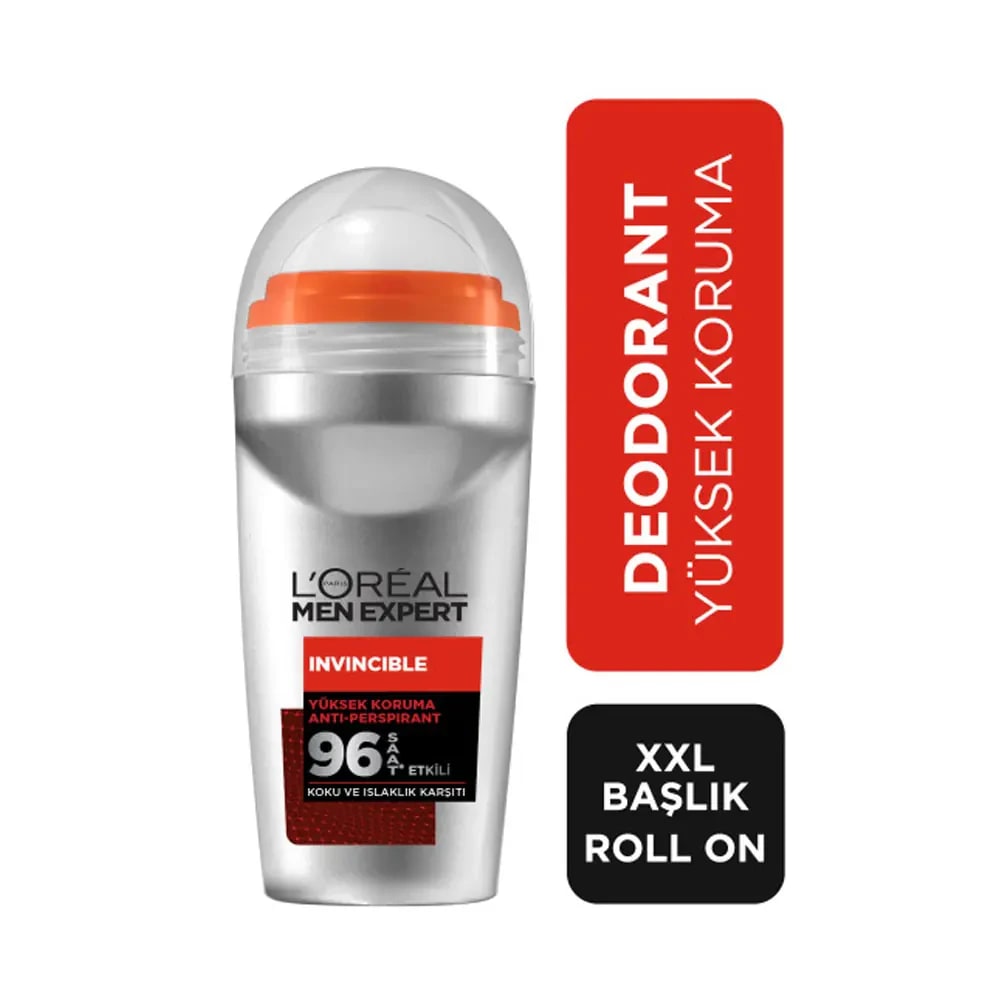 L'Oréal Paris Loreal Paris Men Expert Invincible Koku Ve Islaklık Roll-On 50 Ml
