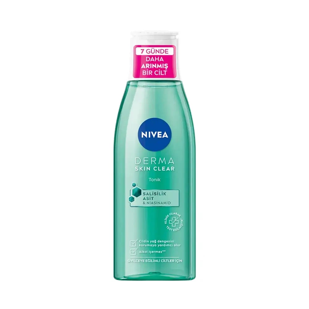 Nivea Yüz Bakım Derma Skin Clear Sivilce Karşıtı Tonik 200 Ml