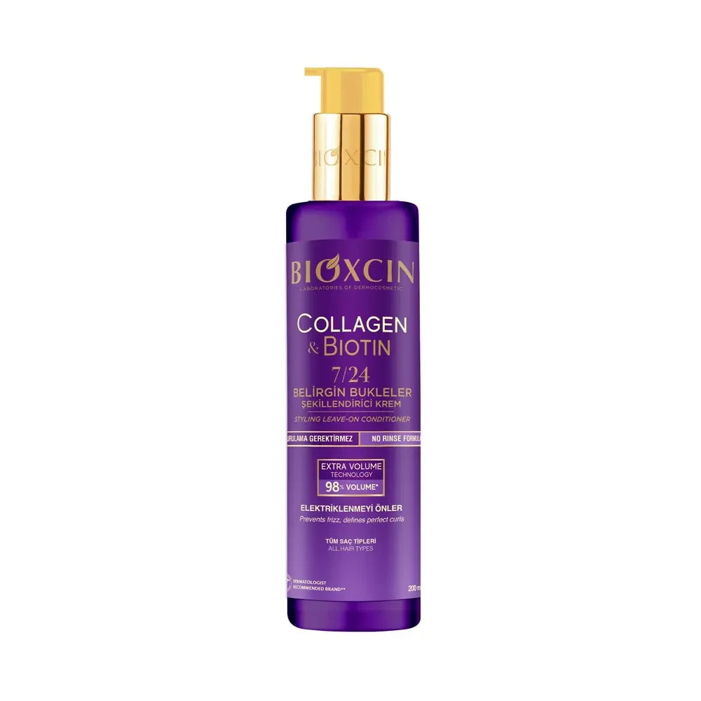 Bioxcin Collagen Biotin 7/24 Saç Şekillendirici Krem 200 Ml