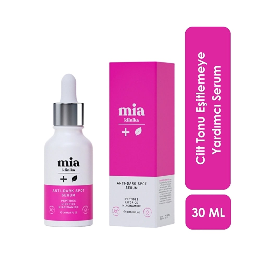 Mia Klinika Leke Görünümü Karşıtı ve Cilt Tonu Eşitlemeye Yardımcı Serum 30 ml