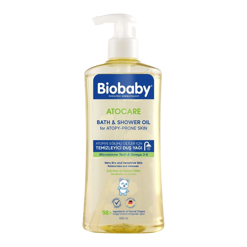 Biobaby Atocare Banyo Duş Yağı 500 ml