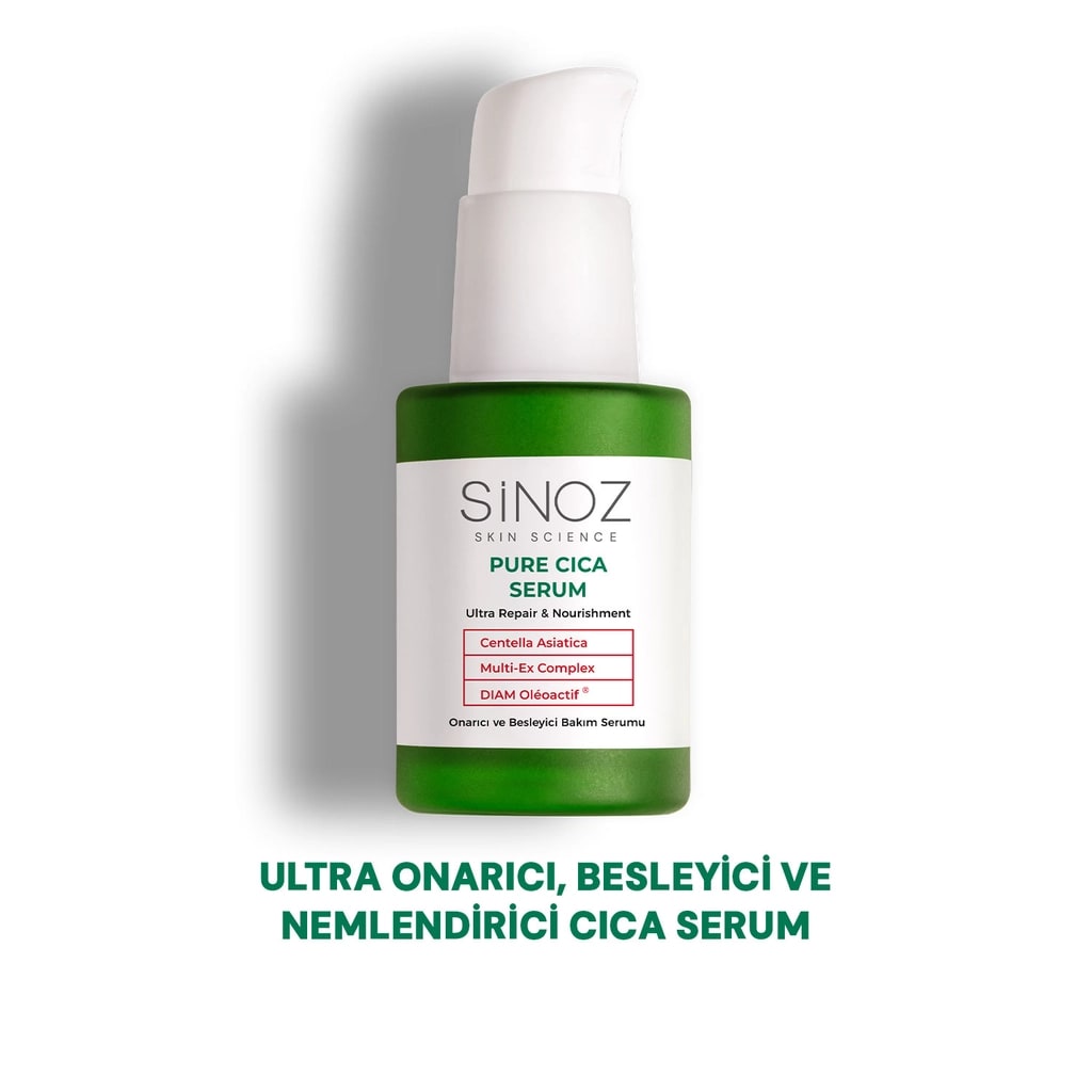 Sinoz Pure Cica Ultra Onarıcı ve Besleyici Bakım Serumu 30 ml