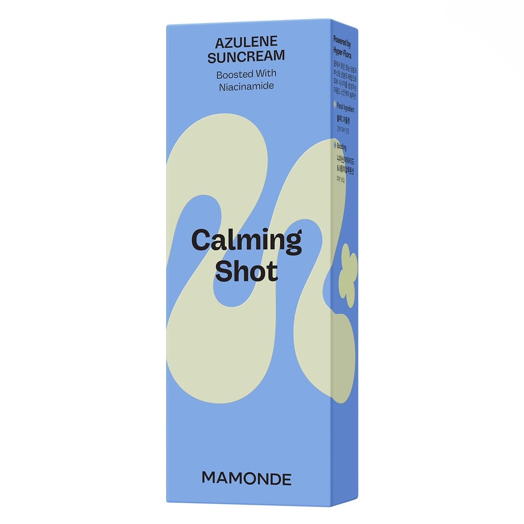 Mamonde Calming Shot Aydınlatıcı ve Nemlendirici Azulen Güneş Kremi SPF50+ PA++++ 35 ml